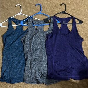 Women's Tank Tops - Blue, Gray, and Purple